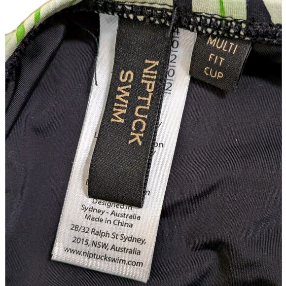 Nip Tuck Swimsuit Twistfront Kakadu Joanne Tummy Control 1 Piece Size 10 Floral - Picture 5 of 9